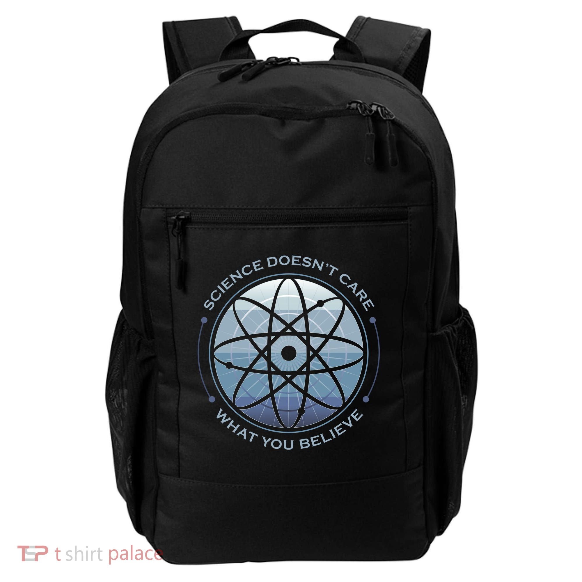 Science Doesn't Care What You Believe Atom Backpack