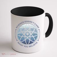 Science Doesn't Care What You Believe Atom Coffee Mug thumb 1