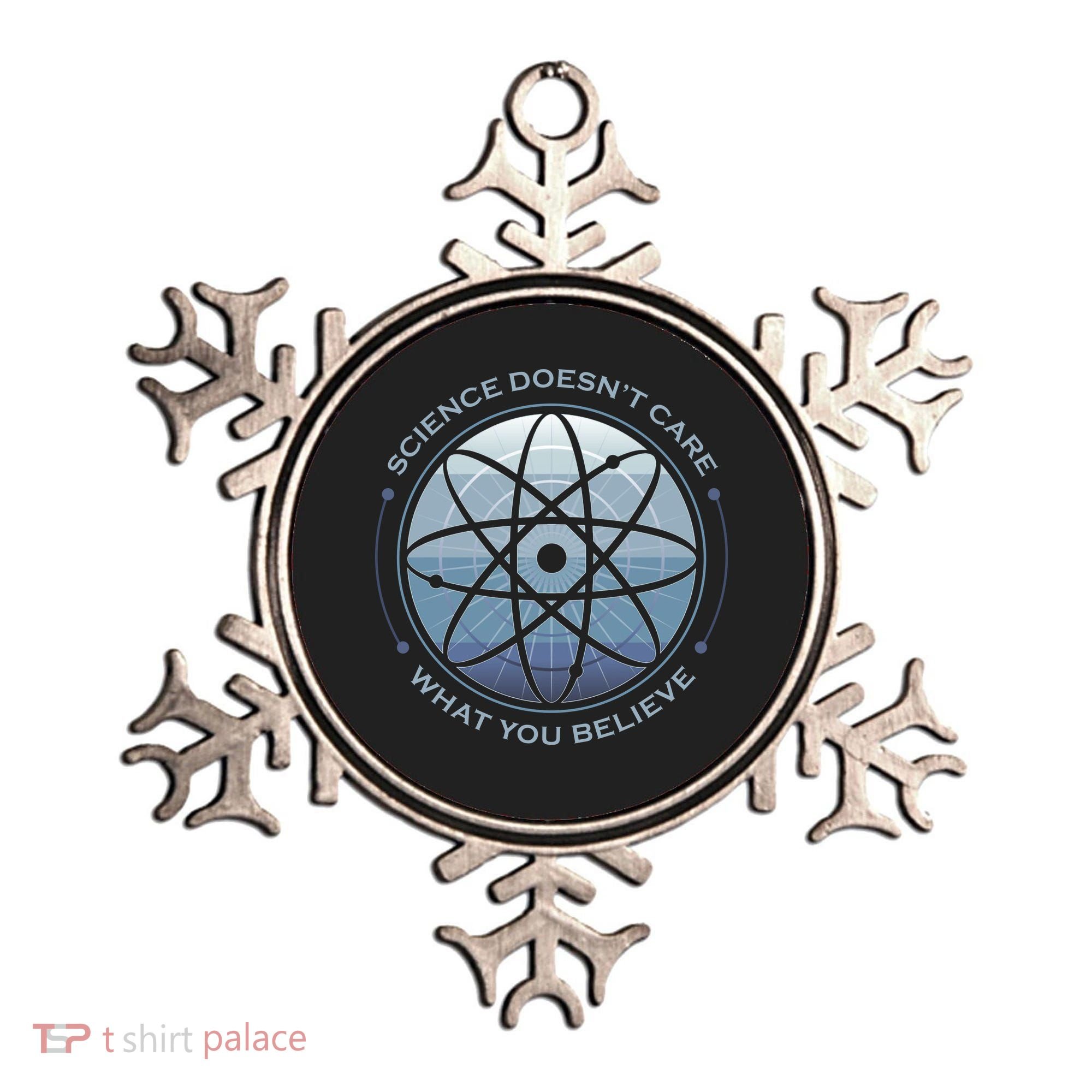 Science Doesn't Care What You Believe Atom Ornament