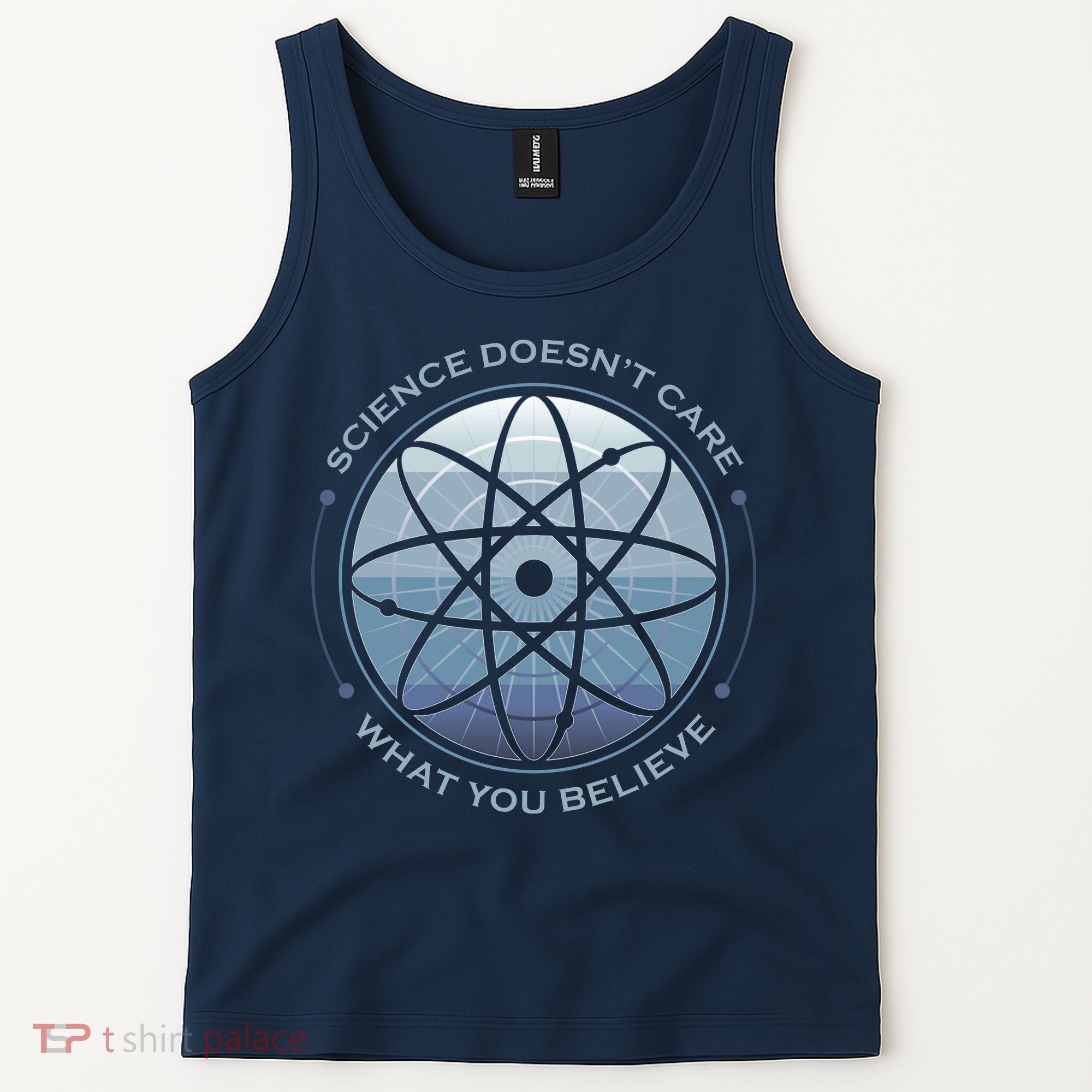 Science Doesn't Care What You Believe Atom Tank Top