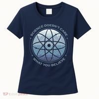 Science Doesn't Care What You Believe Atom Women's T-Shirt thumb 0