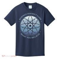 Science Doesn't Care What You Believe Atom Kids T-Shirt thumb 0