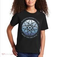 Science Doesn't Care What You Believe Atom Kids T-Shirt thumb 2