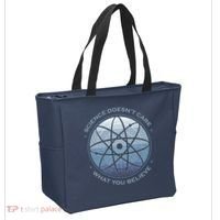 Science Doesn't Care What You Believe Atom Tote Bag thumb 2