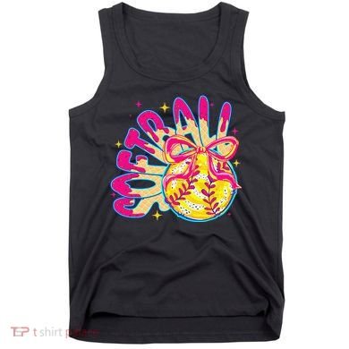 Softball Drip Coquette Bow Softball Game Day Softball Mama Tank Top