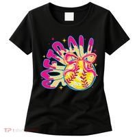 Softball Drip Coquette Bow Softball Game Day Softball Mama Women's T-Shirt thumb 0