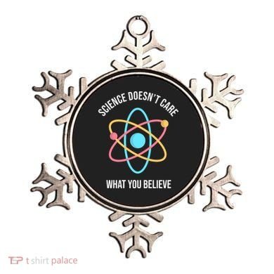Science Doesn't Care What You Believe Atom Ornament