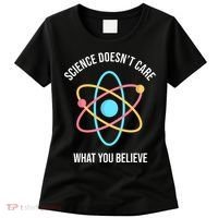 Science Doesn't Care What You Believe Atom Women's T-Shirt thumb 0