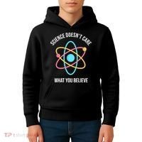 Science Doesn't Care What You Believe Atom Kids Hoodie thumb 4
