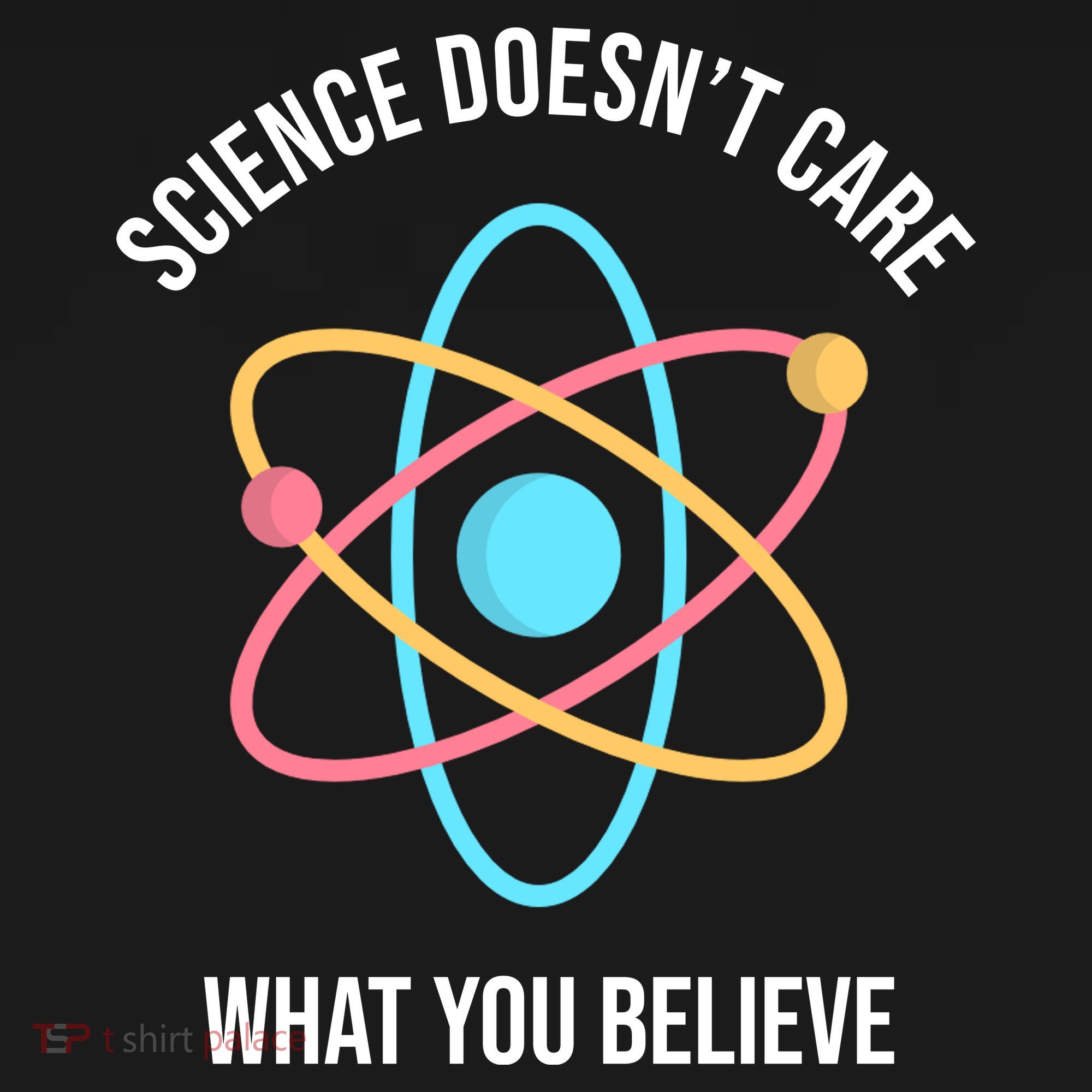 Science Doesn't Care What You Believe Atom Kids Hoodie