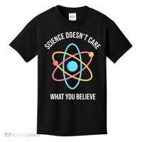 Science Doesn't Care What You Believe Atom Kids T-Shirt thumb 0