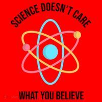 Science Doesn't Care What You Believe Atom Santa Hat thumb 1