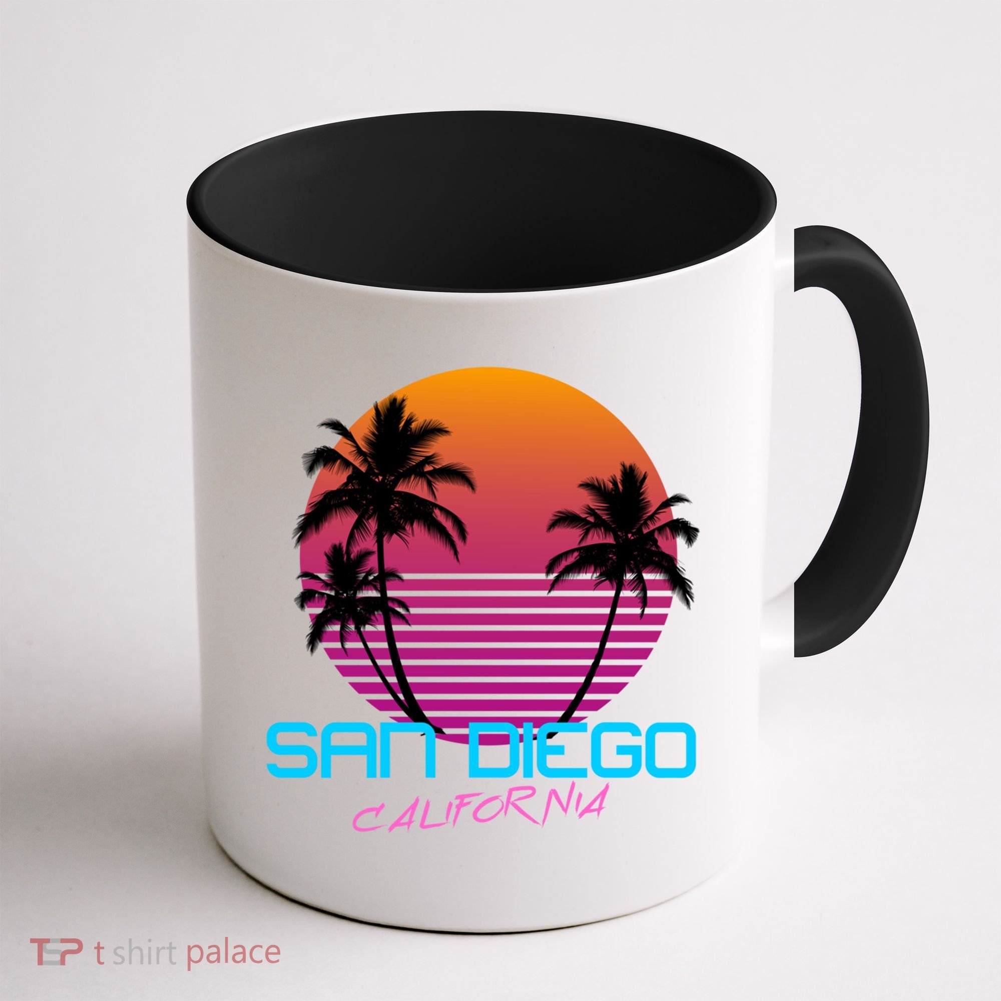 San Diego California Retro 80s Funny Gift Coffee Mug