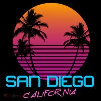 San Diego California Retro 80s Funny Gift Coffee Mug thumb 5