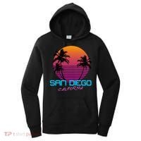 San Diego California Retro 80s Funny Gift Women's Hoodie thumb 0