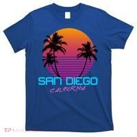San Diego California Retro 80s Funny Gift T-Shirt thumb 0