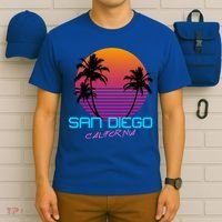 San Diego California Retro 80s Funny Gift T-Shirt thumb 6