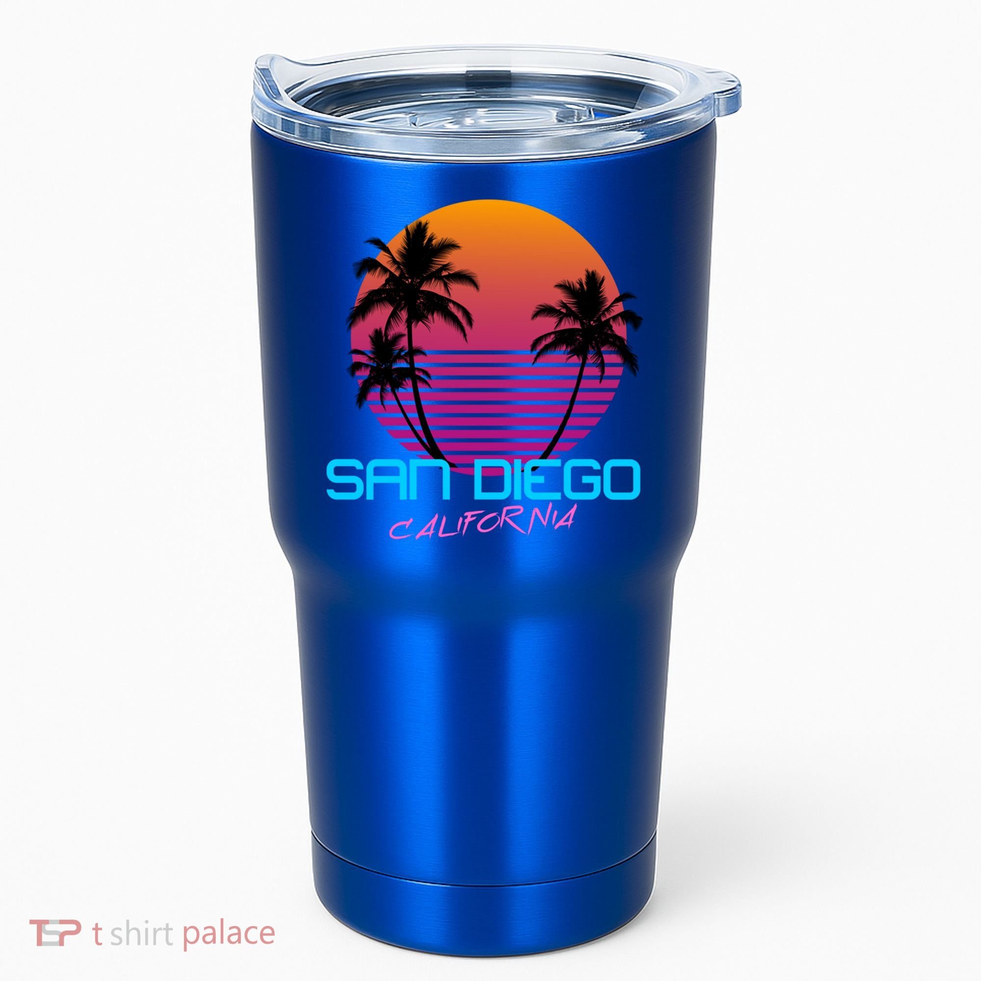 San Diego California Retro 80s Funny Gift Tumbler