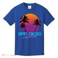 San Diego California Retro 80s Funny Gift Kids T-Shirt thumb 0