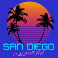 San Diego California Retro 80s Funny Gift Kids T-Shirt thumb 4