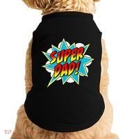 Super Dad Comic Book Superhero Fathers Day Doggie Tank thumb 0