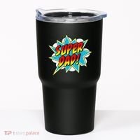Super Dad Comic Book Superhero Fathers Day Tumbler thumb 0