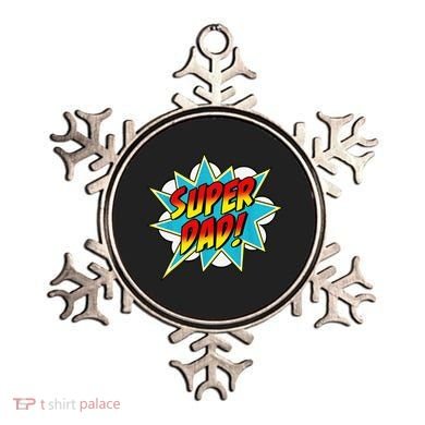 Super Dad Comic Book Superhero Fathers Day Ornament