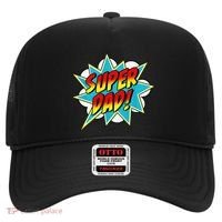 Super Dad Comic Book Superhero Fathers Day Hat thumb 0
