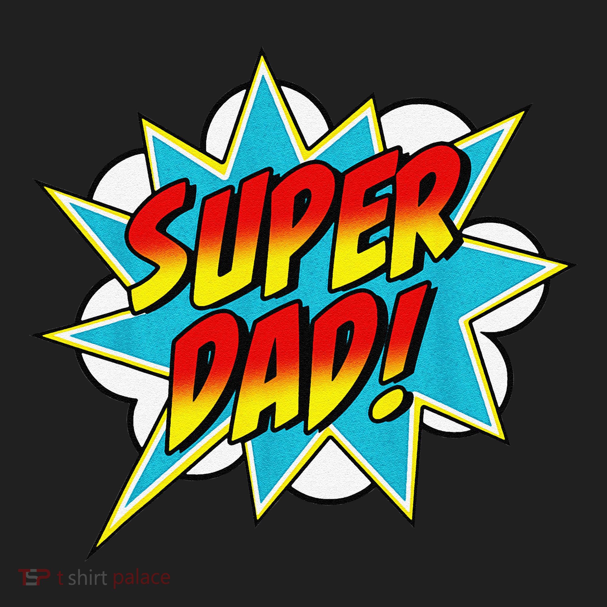 Super Dad Comic Book Superhero Fathers Day Hat