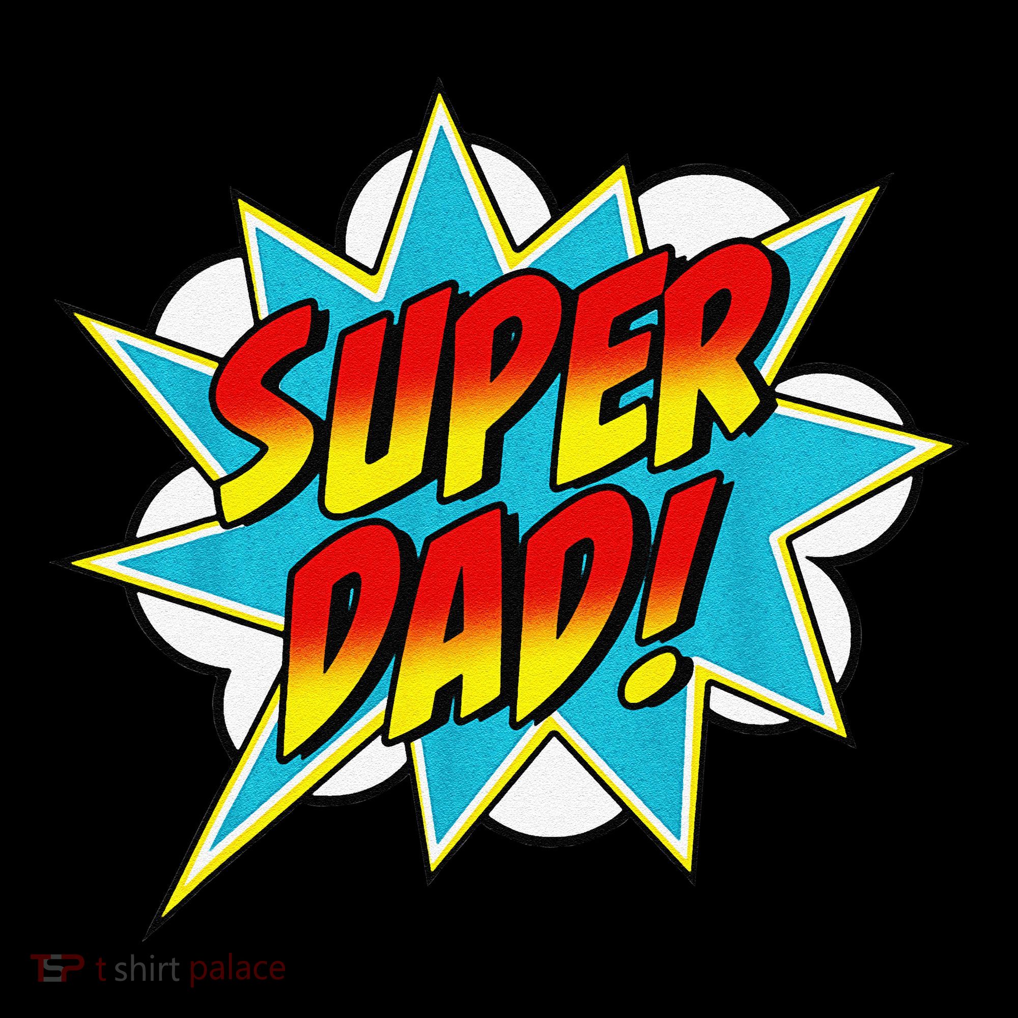 Super Dad Comic Book Superhero Fathers Day Tank Top