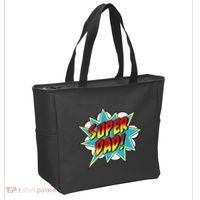 Super Dad Comic Book Superhero Fathers Day Tote Bag thumb 2