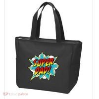 Super Dad Comic Book Superhero Fathers Day Tote Bag thumb 3