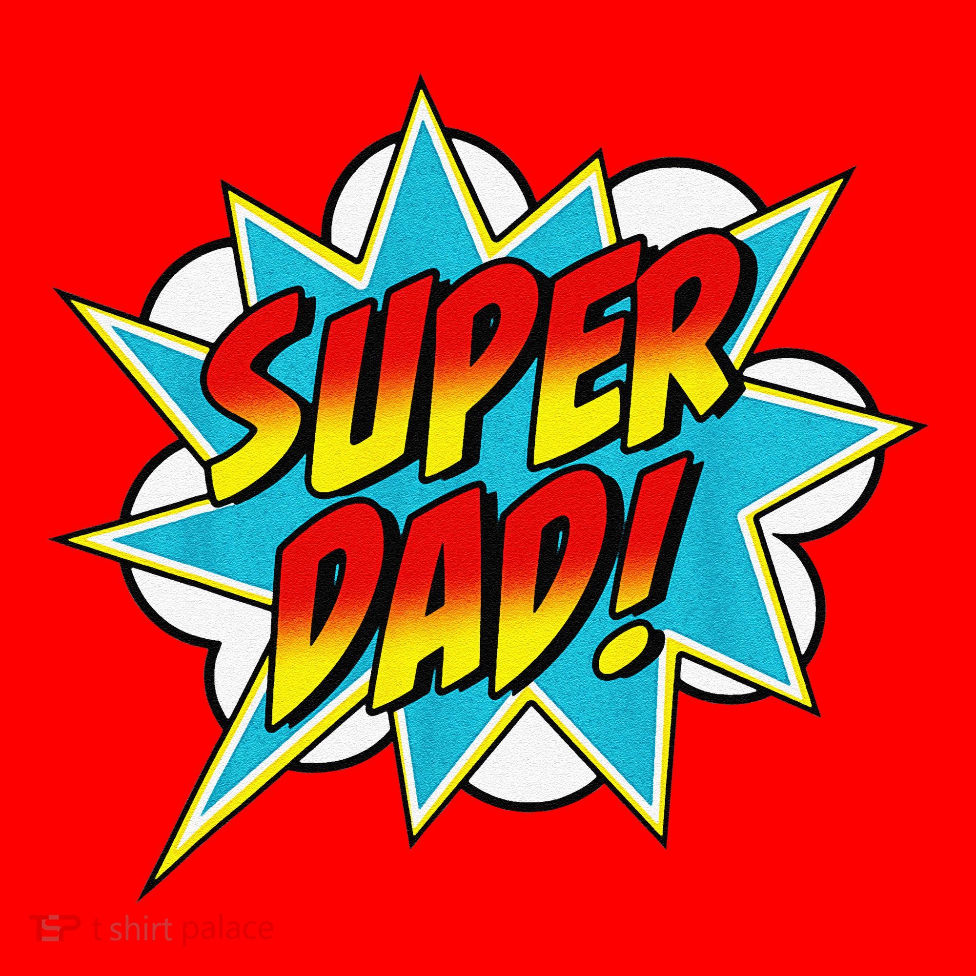 Super Dad Comic Book Superhero Fathers Day Santa Hat