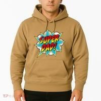 Super Dad Comic Book Superhero Fathers Day Hoodie thumb 2