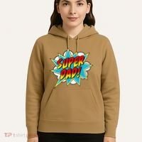 Super Dad Comic Book Superhero Fathers Day Hoodie thumb 5