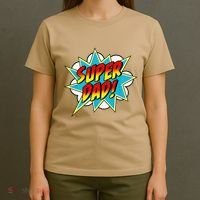 Super Dad Comic Book Superhero Fathers Day T-Shirt thumb 4