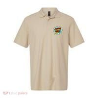 Super Dad Comic Book Superhero Fathers Day Polo thumb 0