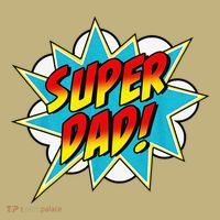 Super Dad Comic Book Superhero Fathers Day Mousepad thumb 1