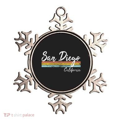 San Diego California Vintage Distressed Design Classic Ornament