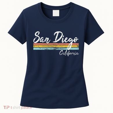 San Diego California Vintage Distressed Design Classic Women's T-Shirt