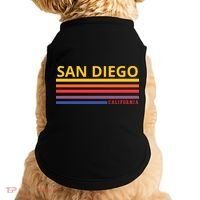 San Diego California Retro Doggie Tank thumb 0