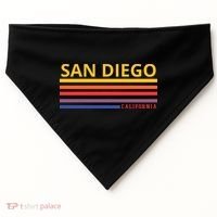San Diego California Retro USA-Made Doggie Bandana thumb 0