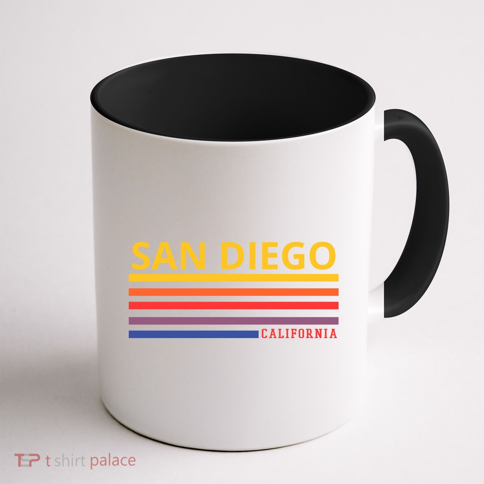 San Diego California Retro Coffee Mug