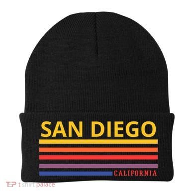 San Diego California Retro Beanie