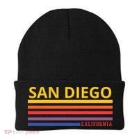 San Diego California Retro Beanie thumb 0