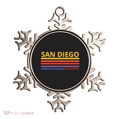 San Diego California Retro Ornament