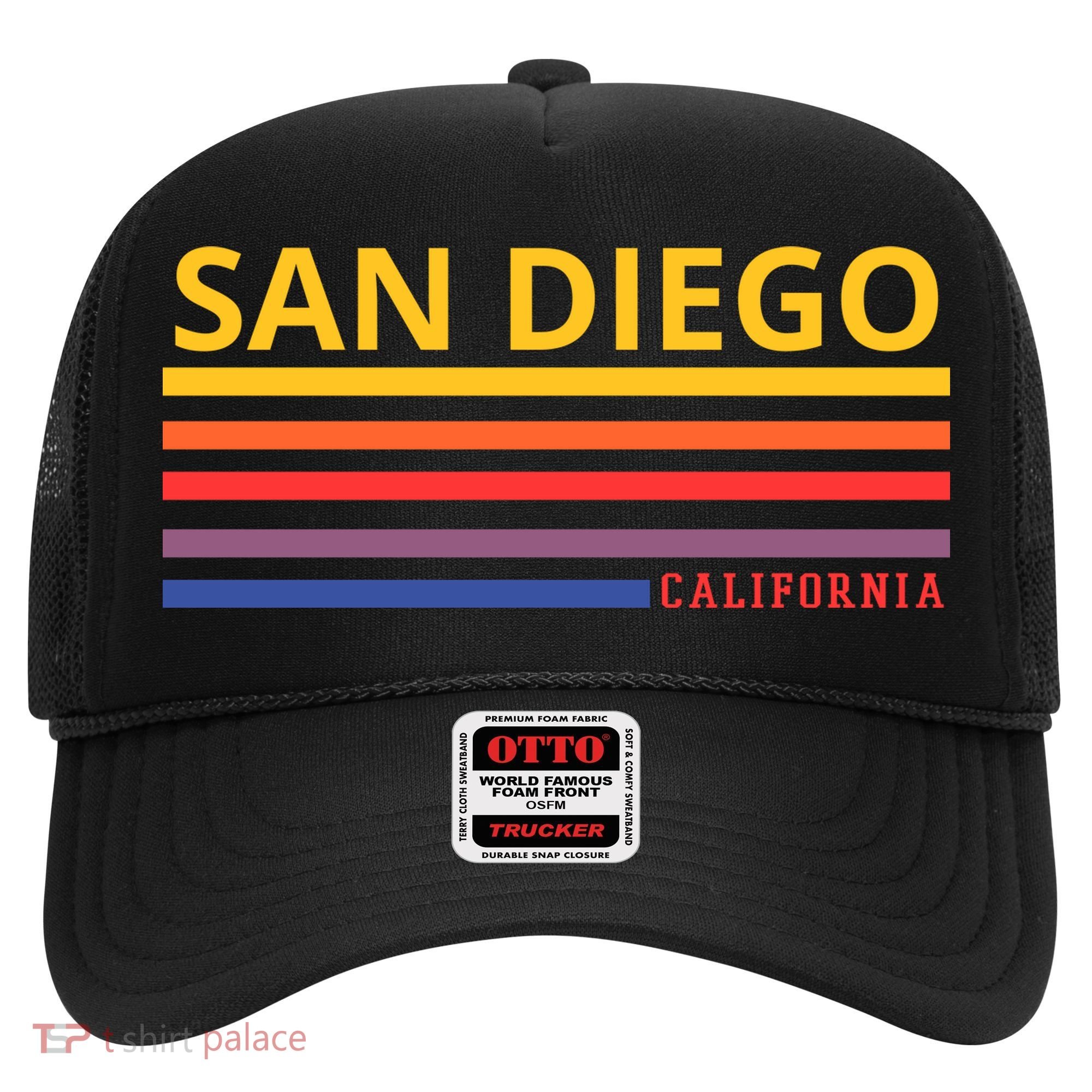 San Diego California Retro Hat
