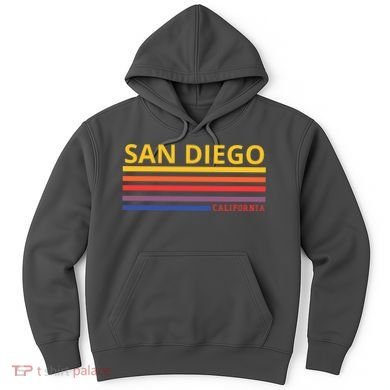 San Diego California Retro Hoodie