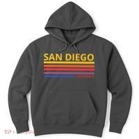 San Diego California Retro Hoodie thumb 0