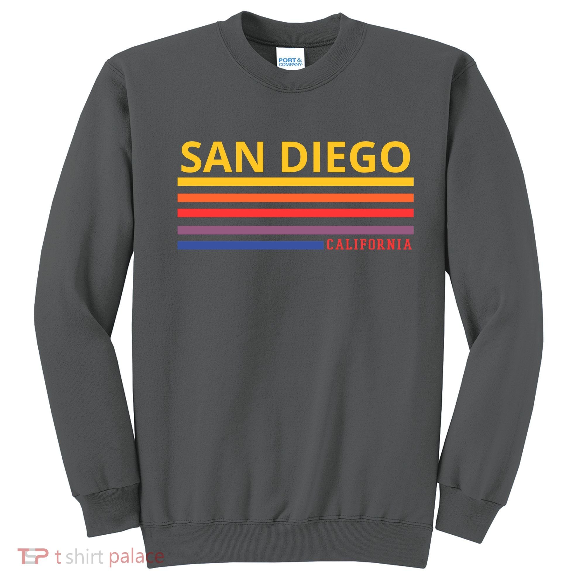 San Diego California Retro Sweatshirt